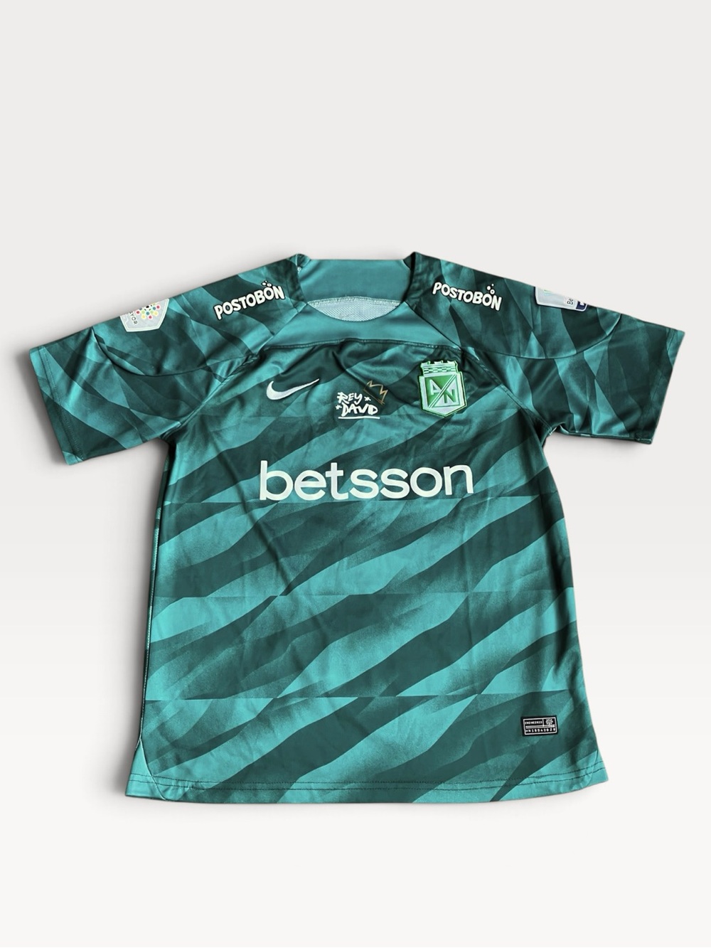 Nike Atletico Nacional Green/Black Soccer Jersey Shirt Postobon BetPlay Picap L